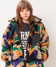 RNA（アールエヌエー）の「J2126 キルティングジャガードボアジャケット（ブルゾン）」