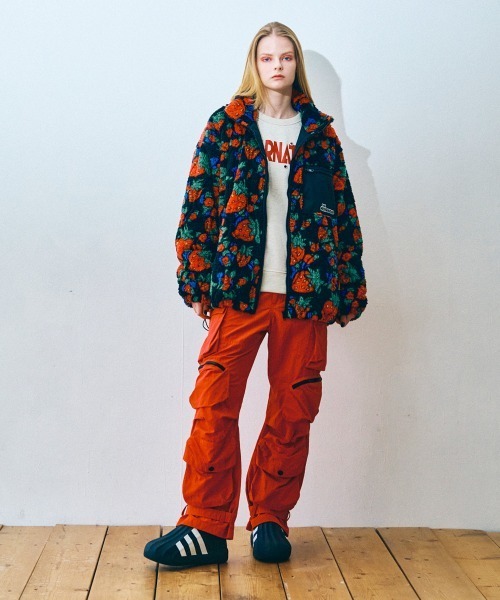 RNA(アールエヌエー)の「J2126 キルティングジャガードボアジャケット(ブルゾン・レディース・カモフラージュ/レオパード/カラフル・MEDIUM)」の18枚目の写真