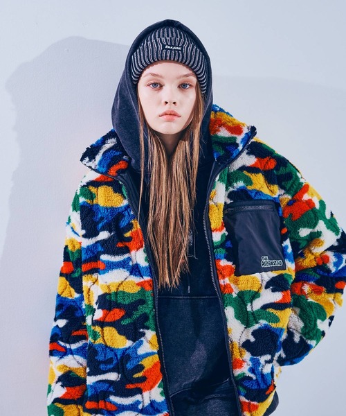 J2126 キルティングジャガードボアジャケット（ブルゾン）｜RNA