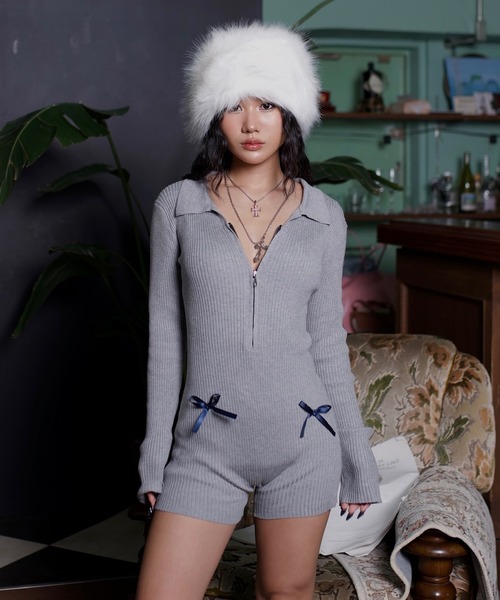 Killin' me good - リボンロンパース made in INTER FACTORY レディース Killin' me good - リボンロンパース made in INTER FACTORY