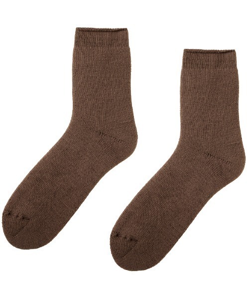 GUNZE(グンゼ)の「UCHI-COLLE/ウチコレ ルームソックス 裏起毛 ショート丈(ソックス/靴下・メンズ・ベージュ系その他/ブラウン/ブルー系その他/ネイビー・25-27CM)」の8枚目の写真