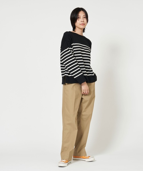 ORCIVAL(オーシバル)の「BOAT NECK PULLOVER(ニット/セーター・レディース・ホワイト系その他/ブラック系その他・1)」の12枚目の写真