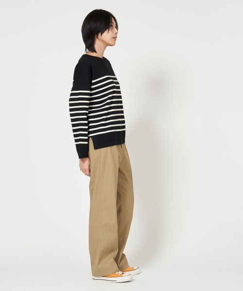 ORCIVAL(オーシバル)の「BOAT NECK PULLOVER(ニット/セーター・レディース・ホワイト系その他/ブラック系その他・1)」の11枚目の写真