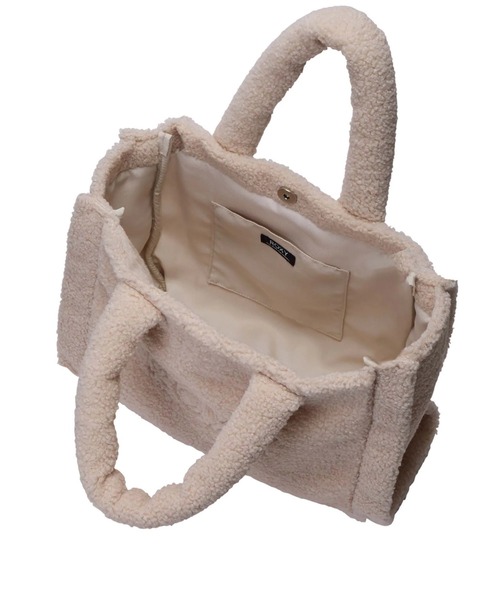 ROXY（ロキシー）の「SPRINGY WINGY TOTE /ロキシーロゴボアミニトートバッグ（トートバッグ・レディース・ピンク/ベージュ/グレー・FREE）」の9枚目の写真