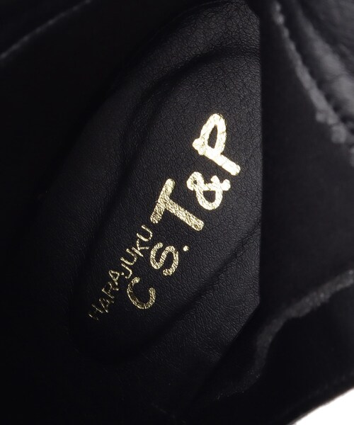 リボン3連フリルブーツ（ブーツ）｜cs T&P（シーエスティーアンドピー）