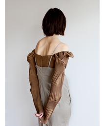 【Exclusive Line】washer pleats combi onepiece