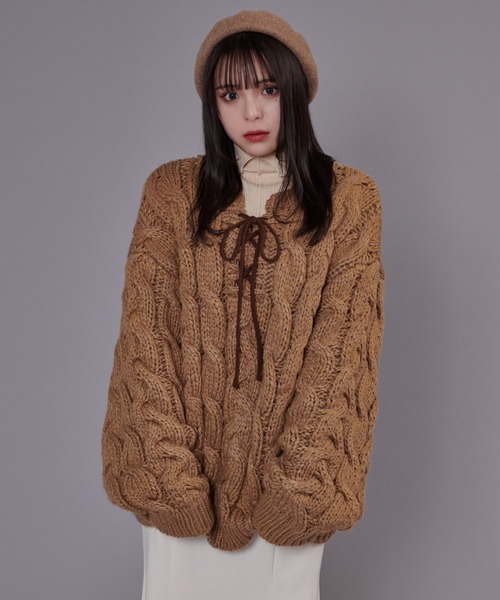 セール】Cable Knit Sweater / ケーブルニットセーター（ニット