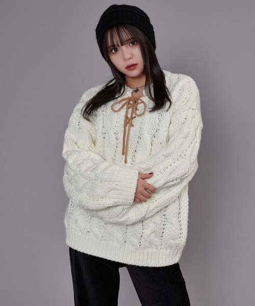 セール】Cable Knit Sweater / ケーブルニットセーター（ニット