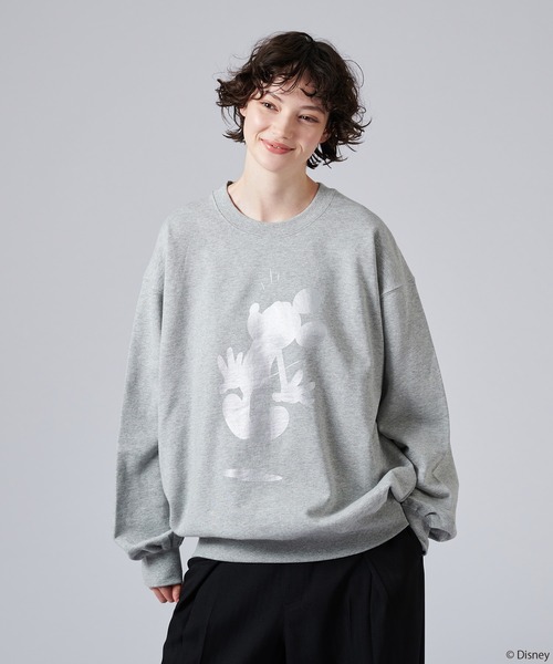 人気アイテム＊【パーリーゲイツ】スウェット/グレー/ミッキーマウス/ディズニー 人気アイテム＊【パーリーゲイツ】スウェット/グレー/ミッキー