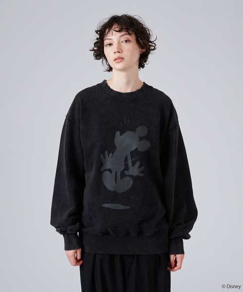 ONCILY（オンシェリー）の「【 Disney / Mickey Mouse 】SILHOUETTE MOTIF SWEAT / 【 ディズニー / ミッキーマウス 】シルエットモチーフスウェット（スウェット・メンズ・ネイビー/イエロー/グレー系その他/シルバー/グレー・MEDIUM/LARGE/SMALL）」の18枚目の写真