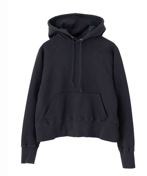 SEA（シー）の「コンパクトラグラン スウェットフーディ（スウェット・レディース・チャコールグレー/ホワイト/レッド・ONE SIZE）」の9枚目の写真