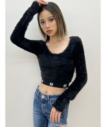 GYDA | G noobgydiesシャギーニットトップス(ニット/セーター)