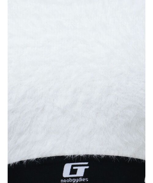 GYDA（ジェイダ）の「G noobgydiesシャギーニットトップス（ニット/セーター・レディース・ピンク/オフホワイト/ブラック・FREE）」の14枚目の写真