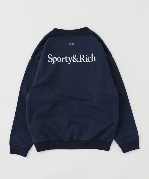 【SPORTY＆RICH/スポーティアンドリッチ】CREW NECK SWEAT ADAM ET ROPE'｜【Sporty&Rich(スポーティー アンド リッチ