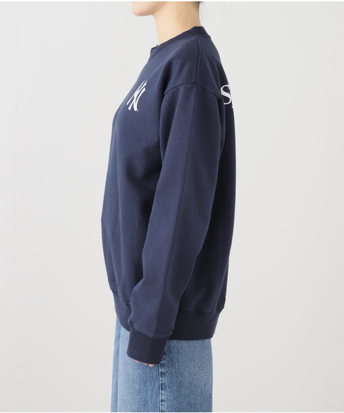SPORTY&RICH（スポーティアンドリッチ）の「【SPORTY&RICH / スポーティアンドリッチ】YANKEES SERIF CREWNECK（スウェット・メンズ・ホワイト・LARGE/MEDIUM/SMALL）」の10枚目の写真