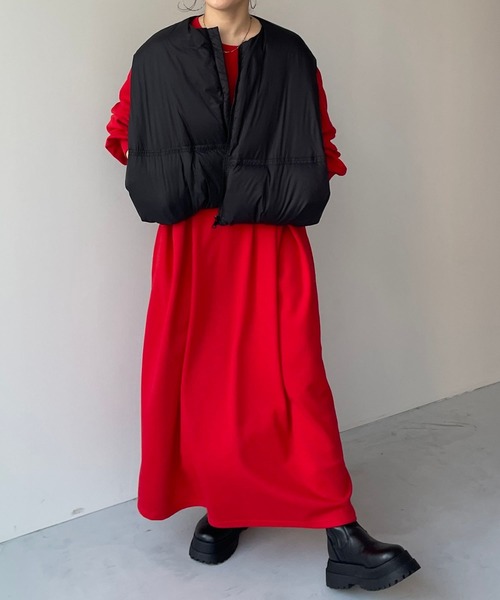 wee9s（ウィークス）の「super loose light sweatee one piece/ スーパールーズライトスウェッティーワンピース（ワンピース・レディース・ブラック/スカイブルー/パープル/オレンジ/チェリーピンク/ベビーピンク/レッド/グレー/ブルー/ネイビー/グリーン/ライラック/ブラウン・FREE/SHORT/LONG）」の22枚目の写真