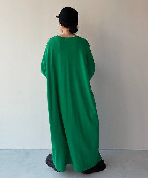 ワンピース すうsama セール】super loose light sweatee one piece/ スーパールーズライト