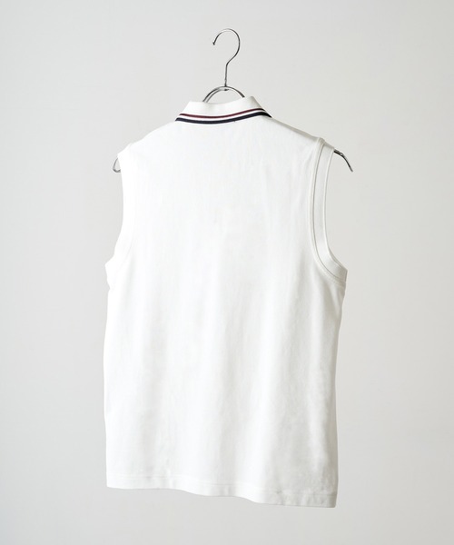FRED PERRY(フレッドペリー)の「【FRED PERRY】SLEEVELESS FRED PERRY SHIRT G7200(ポロシャツ・レディース・ブラック/アイボリー/ホワイト・8/10)」の8枚目の写真