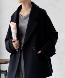 【nAvy】 Pコート アウター ミドル丈