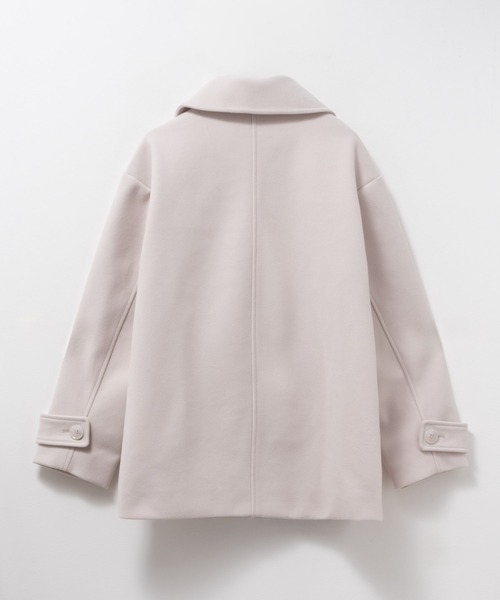 NAVY(ネイビー)の「【nAvy】 Pコート アウター ミドル丈(ピーコート・レディース・杢グレー/アイボリー/ネイビー・M/L)」の21枚目の写真