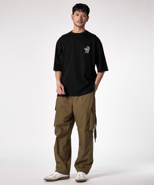 LANVIN en Bleu(ランバンオンブルー)の「【LANVIN en Bleu ESSENTIAL】ANTIN / ”アルベール” プリントTシャツ(Tシャツ/カットソー・メンズ・レッド/ホワイト/ブラック・XX-LARGE/X-LARGE/LARGE/MEDIUM/SMALL)」の14枚目の写真