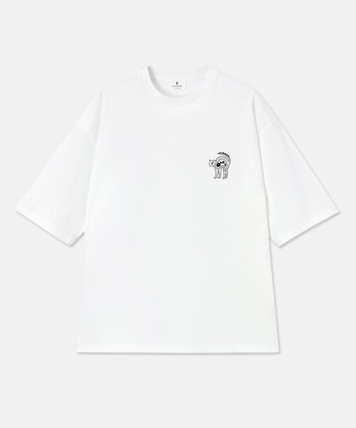LANVIN en Bleu tシャツ 「LANVIN ESSENTIAL」HANOVRE / バック