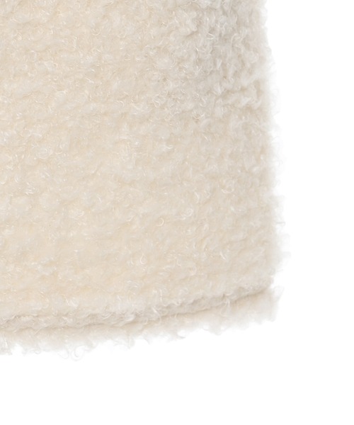 Narcissus（ナルシス）の「【Narcissus】モコモコミニスカート（スカート・レディース・ブラック/アイボリー・FREE）」の11枚目の写真