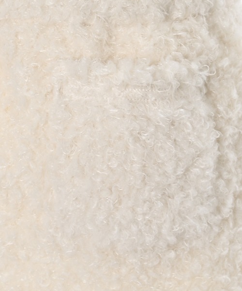 Narcissus（ナルシス）の「【Narcissus】モコモコミニスカート（スカート・レディース・ブラック/アイボリー・FREE）」の10枚目の写真