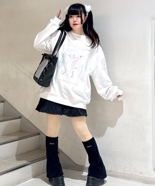 トレーナー スウェット Whinny/超天使ねこうさすうぇ~ レディース Whinny トレーナー スウェット Whinny/超天使ねこうさすうぇ