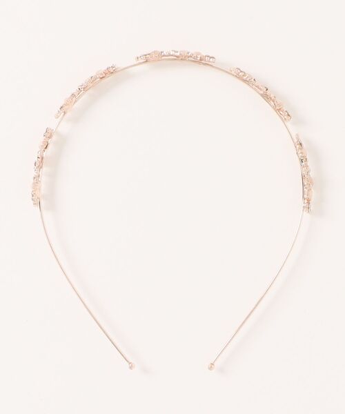 Port（ポート）の「【 Port / ポート 】 パール ビジュー メタル カチューシャ_（カチューシャ・レディース・ゴールド/ゴールド系その他/ピンクゴールド・FREE）」の9枚目の写真