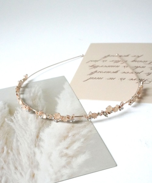 Port（ポート）の「【 Port / ポート 】 パール ビジュー メタル カチューシャ_（カチューシャ・レディース・ゴールド/ゴールド系その他/ピンクゴールド・FREE）」の13枚目の写真