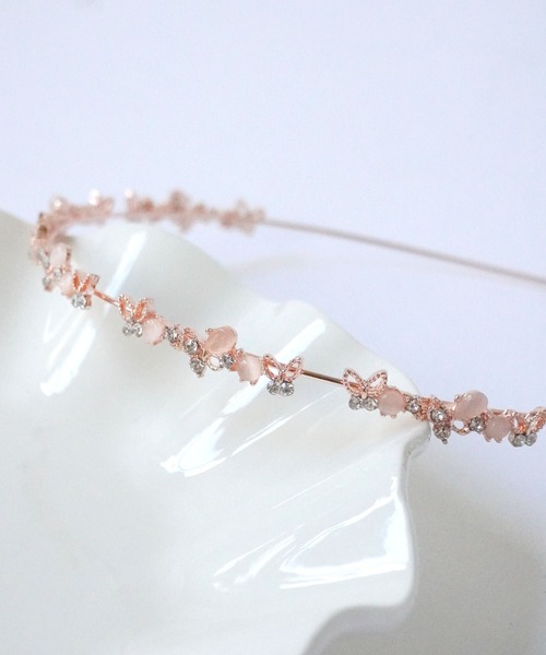 Port（ポート）の「【 Port / ポート 】 パール ビジュー メタル カチューシャ_（カチューシャ・レディース・ゴールド/ゴールド系その他/ピンクゴールド・FREE）」の17枚目の写真