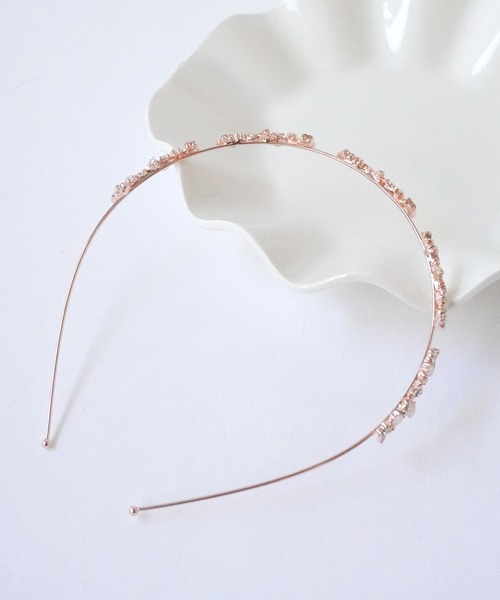 Port（ポート）の「【 Port / ポート 】 パール ビジュー メタル カチューシャ_（カチューシャ・レディース・ゴールド/ゴールド系その他/ピンクゴールド・FREE）」の19枚目の写真