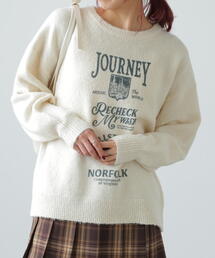 FREE'S MART | ◆ヴィンテージライクプリントニット(ニット/セーター)