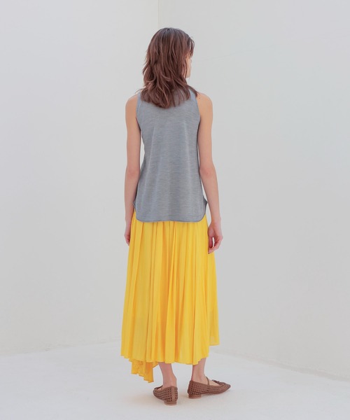 DRESSLAVE(ドレスレイブ)の「random tack asymmetry skirt(ランダムタックアシンメトリースカート)(スカート・レディース・イエロー/ブルー・38)」の9枚目の写真