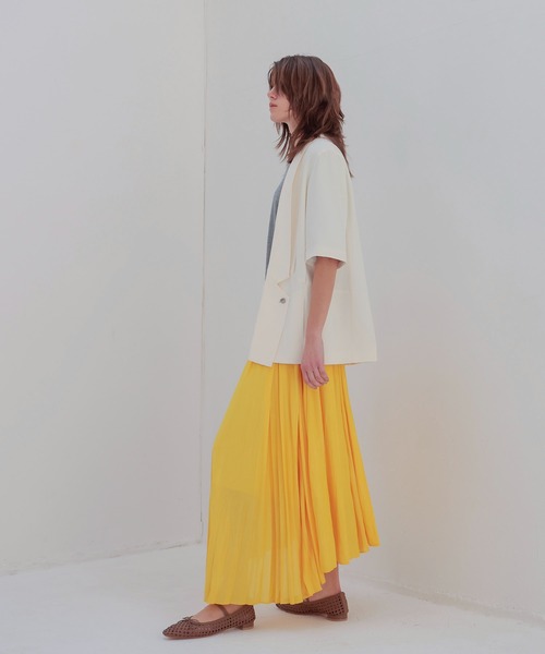 セール】random tack asymmetry skirt(ランダムタック