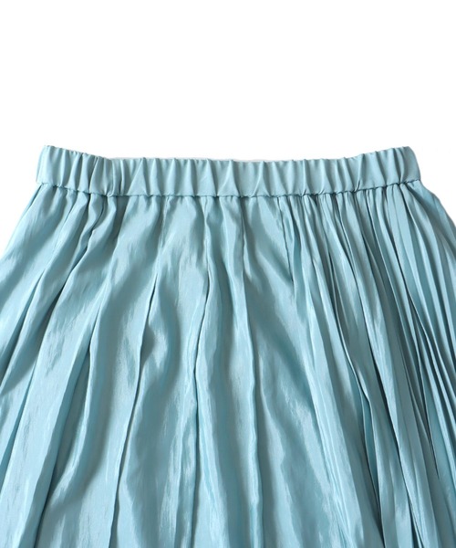 DRESSLAVE(ドレスレイブ)の「random tack asymmetry skirt(ランダムタックアシンメトリースカート)(スカート・レディース・イエロー/ブルー・38)」の12枚目の写真