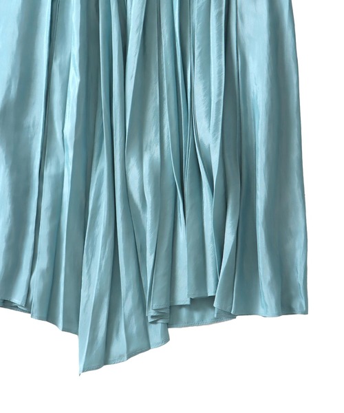DRESSLAVE(ドレスレイブ)の「random tack asymmetry skirt(ランダムタックアシンメトリースカート)(スカート・レディース・イエロー/ブルー・38)」の13枚目の写真