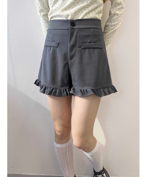 PHILLY（フィリー）の「【PHILLY】フリルショートパンツ（その他パンツ・レディース・グレー/ブラック・FREE）」の10枚目の写真