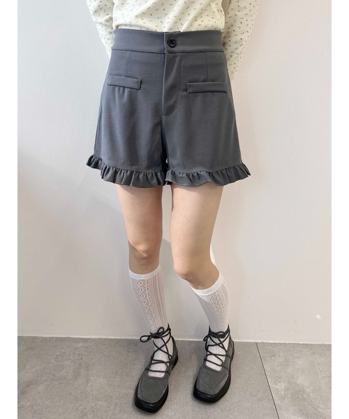 PHILLY（フィリー）の「【PHILLY】フリルショートパンツ（その他パンツ・レディース・グレー/ブラック・FREE）」の12枚目の写真