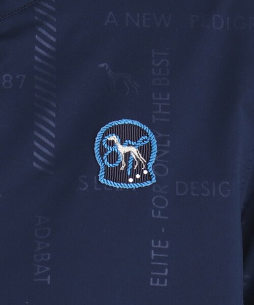 adabat（アダバット）の「撥水加工 ロゴチェックストレッチブルゾン（ブルゾン・レディース・ホワイト/ネイビー・42/40/38）」の21枚目の写真