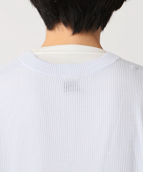 B.C STOCK（ベーセーストック）の「【Deux Allures/ドゥ アリュール】シアーハリヌキテレコベスト（ベスト・メンズ・サックスブルー/カーキ/ブラック・FREE）」の12枚目の写真
