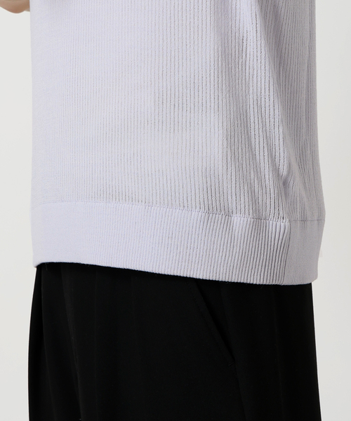 B.C STOCK（ベーセーストック）の「【Deux Allures/ドゥ アリュール】シアーハリヌキテレコベスト（ベスト・メンズ・サックスブルー/カーキ/ブラック・FREE）」の14枚目の写真