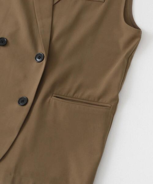 FOXEY ブラウン ダブルブレストベスト・AREPO☆ FOXEY ブラウン ダブルブレストベスト・AREPO様専用☆ MIX AND MATCH