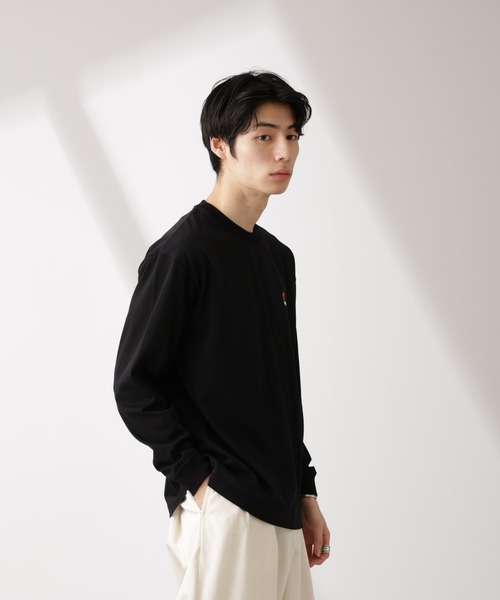 【大幅セール中】ナノユニバース　ロンT ブラック セール】ナノベアTシャツ 長袖（Tシャツ/カットソー）｜NANO universe