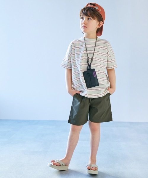 devirock(デビロック)の「シワになりにくい ウエスト切り替え ハーフパンツ(その他パンツ・キッズ・グリーン系/ベージュ系/スミクロ/ダークオリーブ/ブルーグレー/ダークオレンジ・160cm/150cm/140cm/130cm/120cm/110cm/100cm)」の10枚目の写真