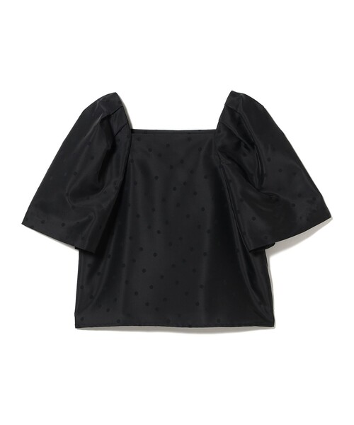 Demi-Luxe BEAMS（デミルクス ビームス）の「ドットジャガード パフスリーブ ブラウス［手洗い可］（シャツ/ブラウス・レディース・ブラック・38/36）」の13枚目の写真