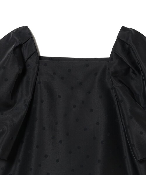 Demi-Luxe BEAMS（デミルクス ビームス）の「ドットジャガード パフスリーブ ブラウス［手洗い可］（シャツ/ブラウス・レディース・ブラック・38/36）」の14枚目の写真