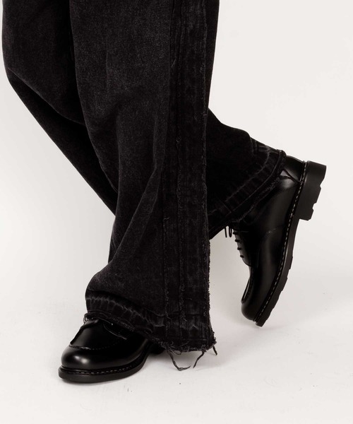 42ND ROYAL HIGHLAND（フォーティーセカンドロイヤルハイランド）の「エプロンフロントダービーシューズ（ドレスシューズ・メンズ・ブラック・42/44/40）」の4枚目の写真