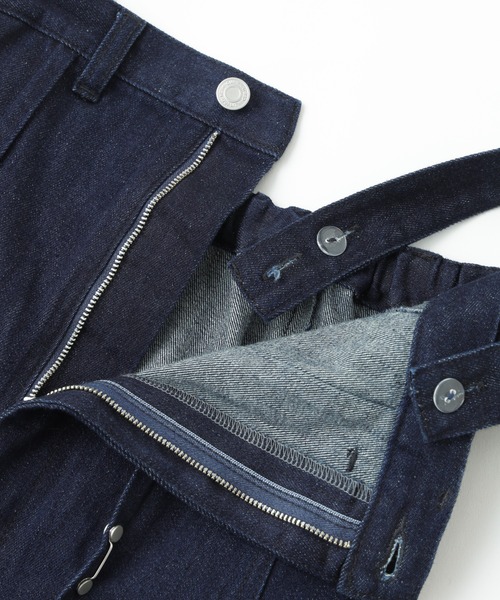 ROSE BUD（ローズバッド）の「DENIM TUCK COMBINASON（つなぎ/オールインワン・レディース・ネイビー/ブルー・S/M）」の8枚目の写真